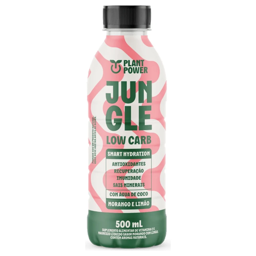 Suplemento Jungler Morango/limao Plant Power Garrafa 500ml