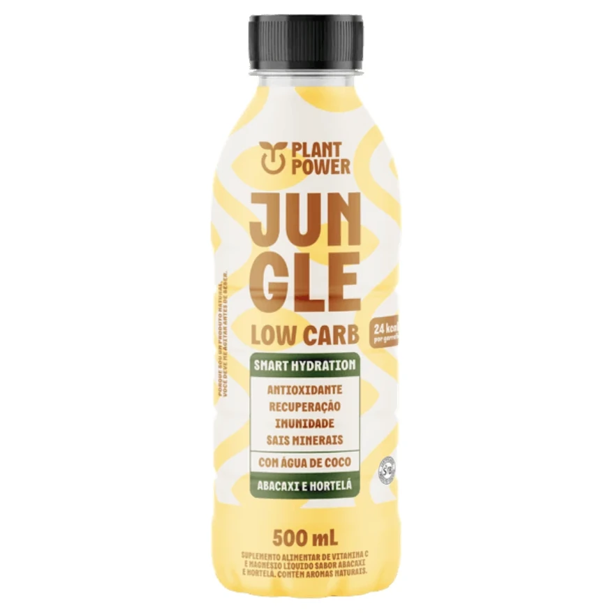 Suplemento Jungler Abacaxi com Hortela Plant Power Garrafa 500ml
