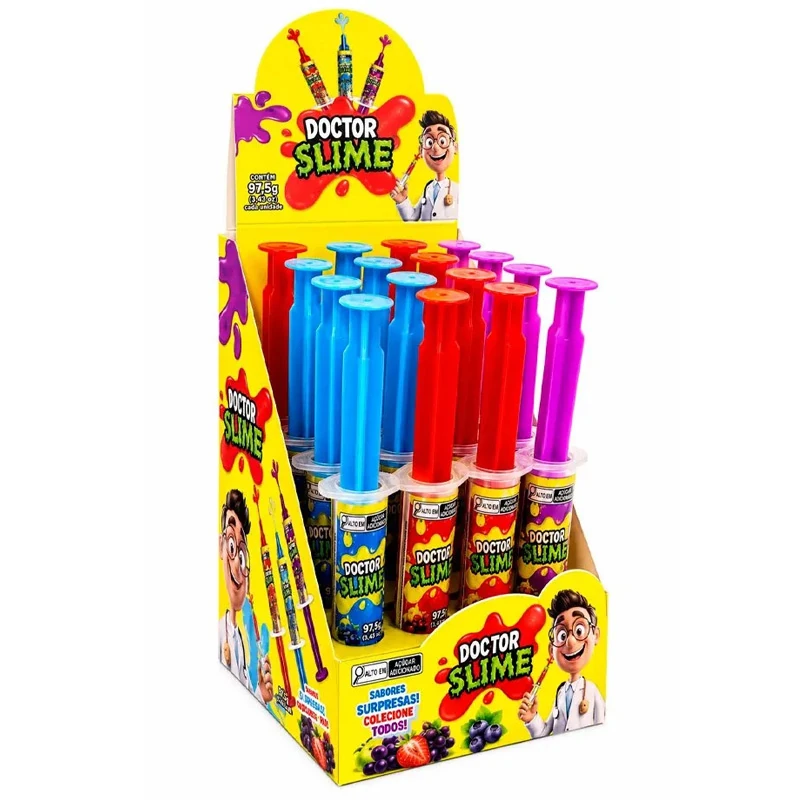 Bala Líquido em Gel Slime Doctor Blueberry Danilla 6g