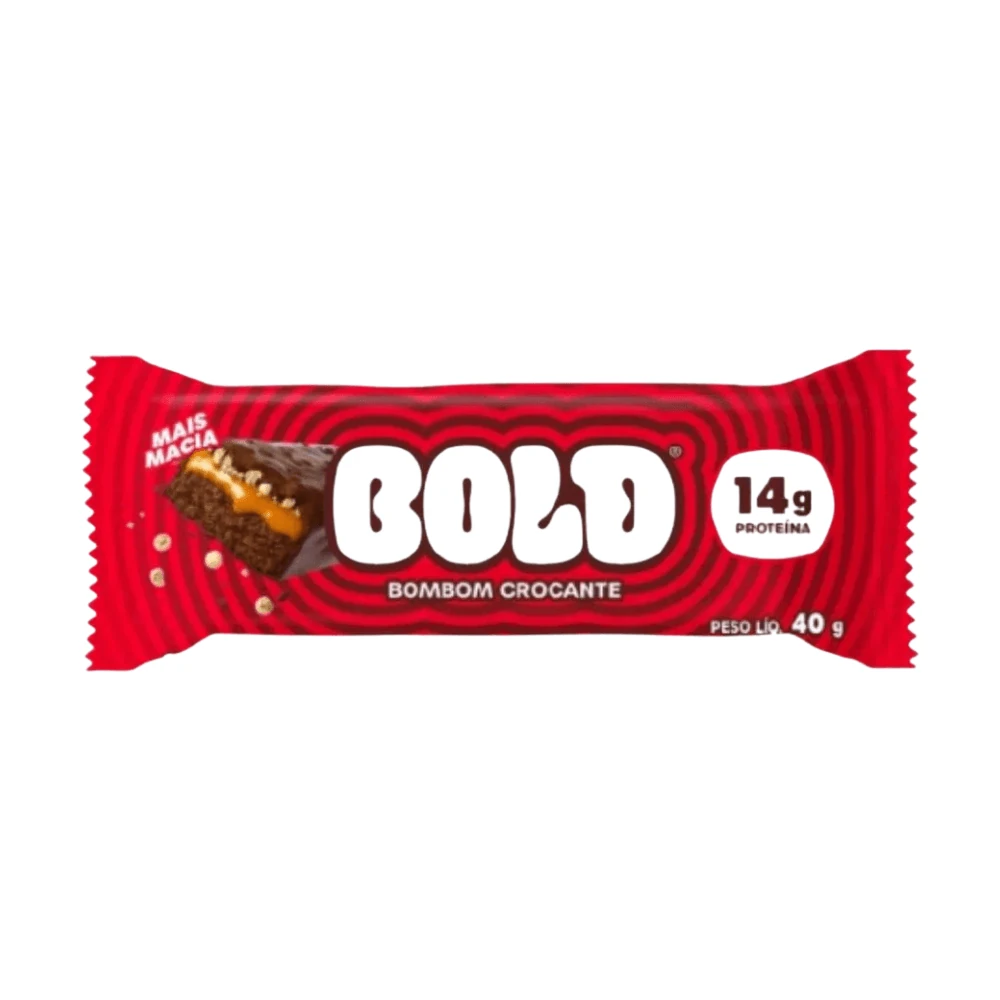 Suplemento Bombom Crocante Bold Barra 40g