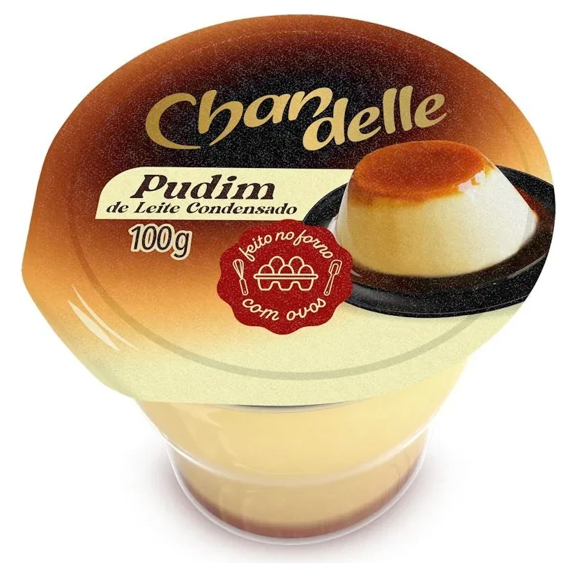 Sobremesa Lactea Pudim de Leite Chandelle Pack 100g
