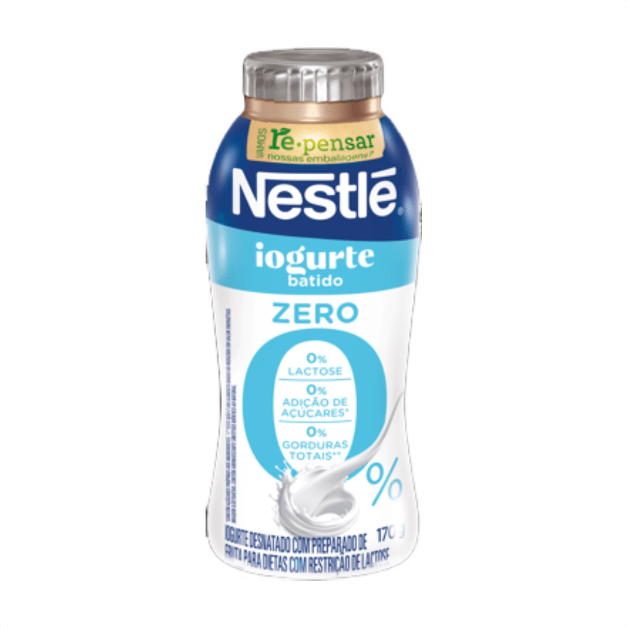 Iogurte Desnatado Batido ZERO Nestle Pote 170g