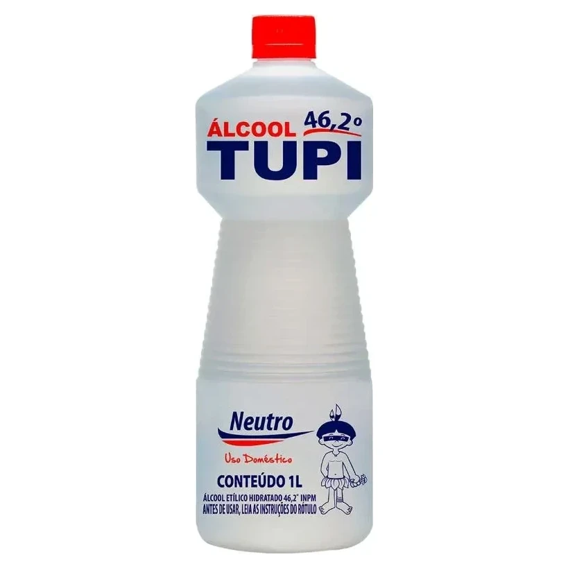 Álcool Líquido 46 Tupi Frasco 1L