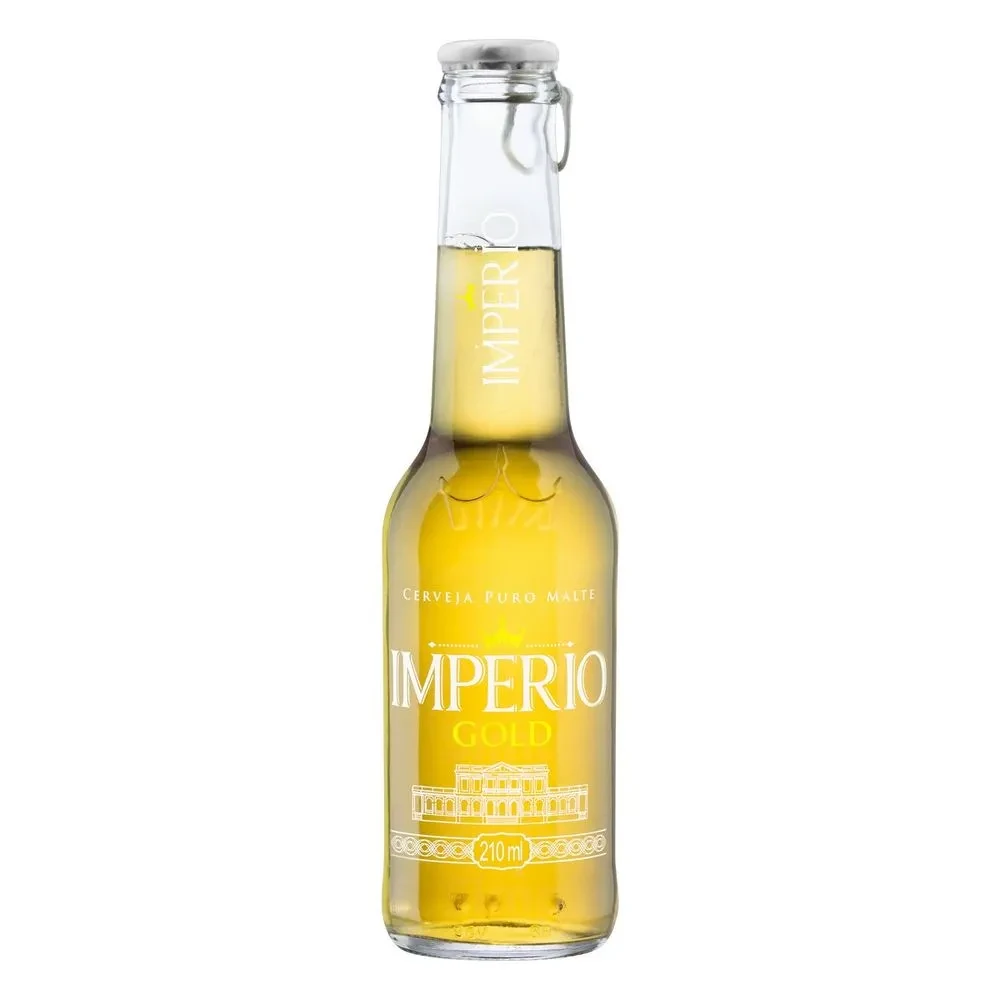 Cerveja Puro Malte Gold Imperio Long Neck 210ml