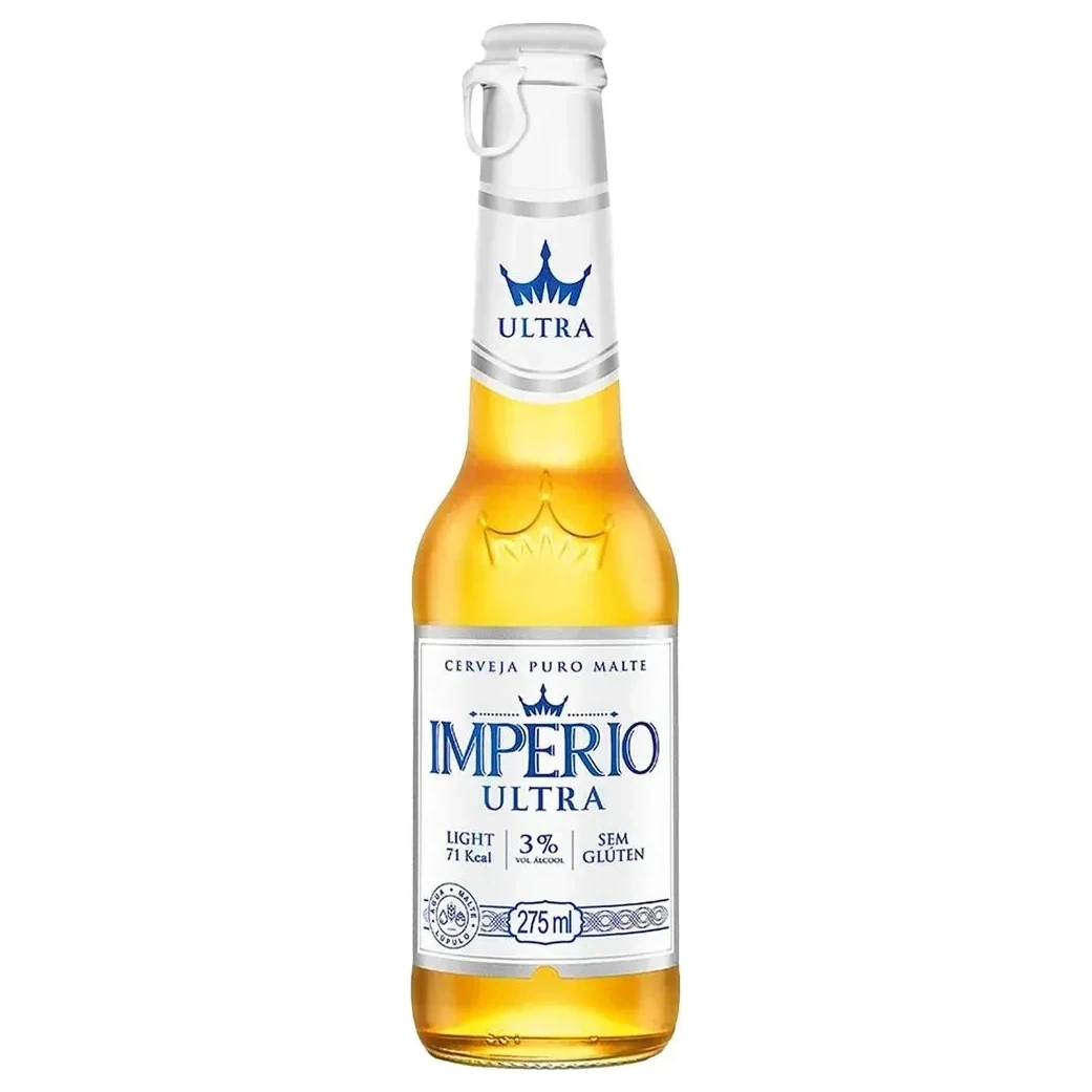 Cerveja Ultra sem Glúten Puro Malte Imperio Long Neck 275ml