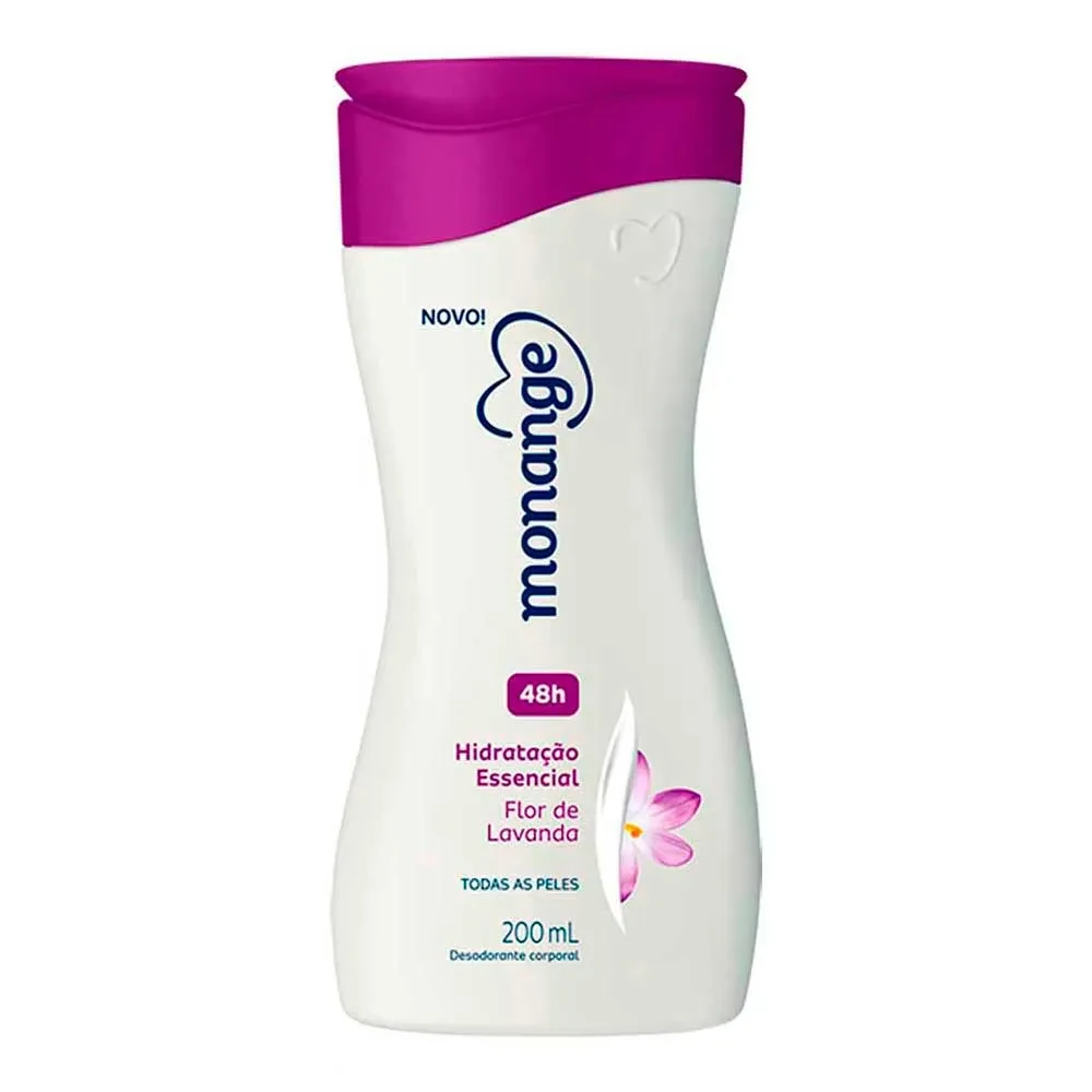 Hidratante Corporal Flor Lavanda Monange Frasco 200ml