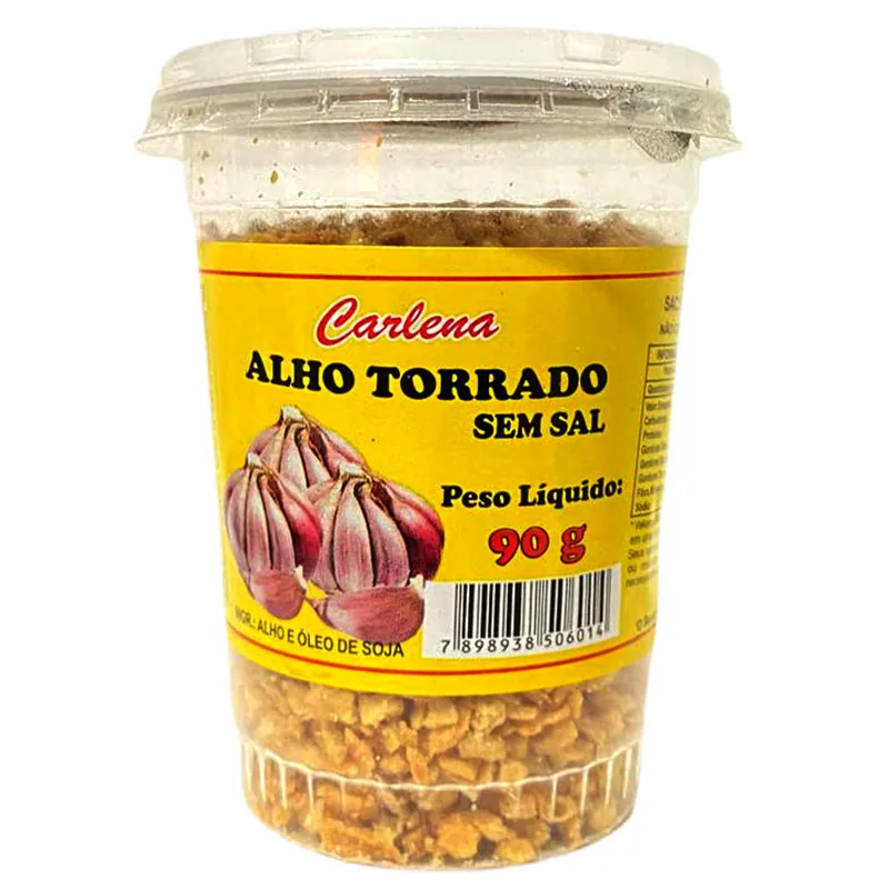 Alho Torrado sem Sal Carlena Pote 50g