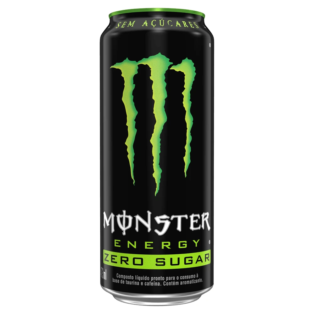 Bebida Energética ZERO Energy Monster Latao 473ml