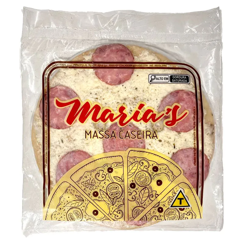 Pizza Congelada Salame Italiano Marias 300g