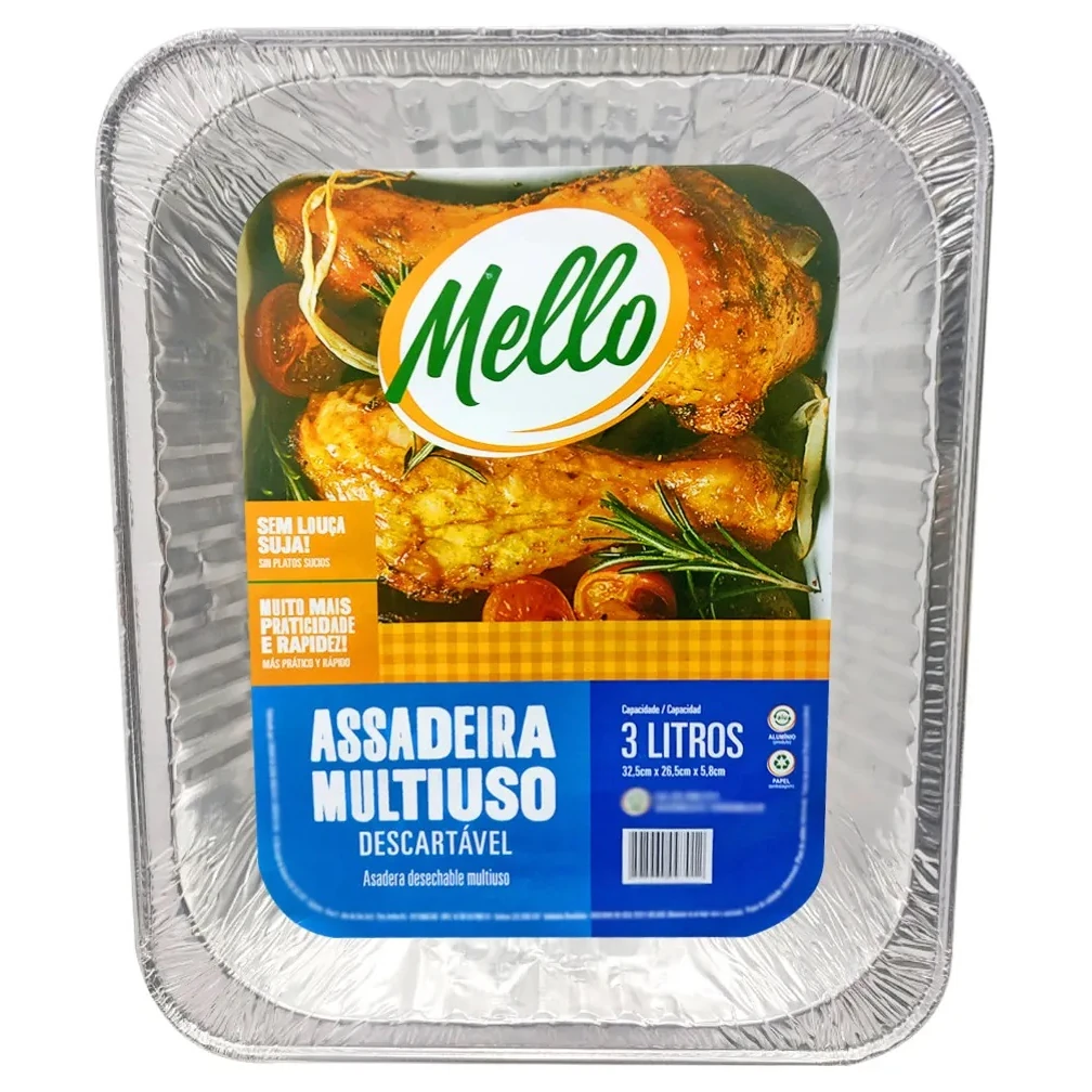 Papel Aluminio 30cm X 4m Mello
