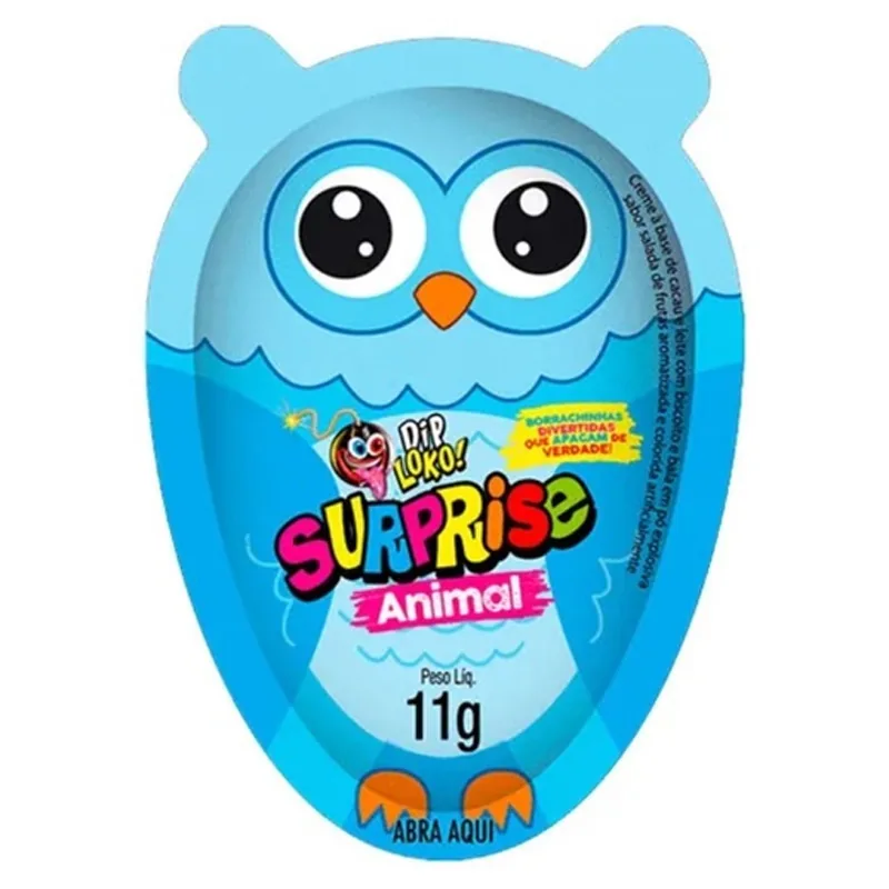Ovo Chocolate Dip Loko Srprise Animal Danilla 11g