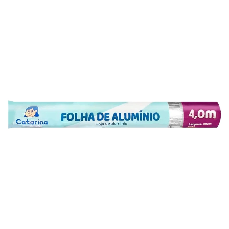 Papel Alumínio 30cm X 4m Catarina