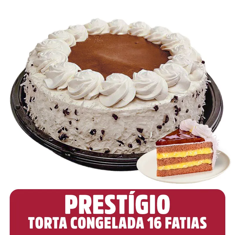 Torta Congelada Chocolate com Coco Marquespan 1100g