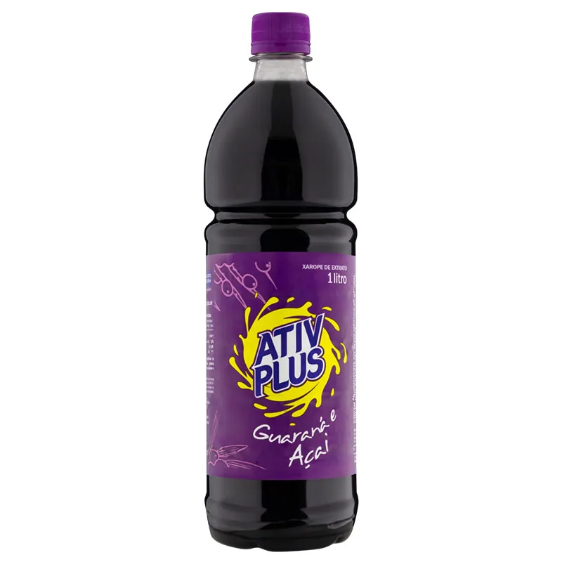 Xarope Concentrado Guarana Açaí Ativ PLUS 1L