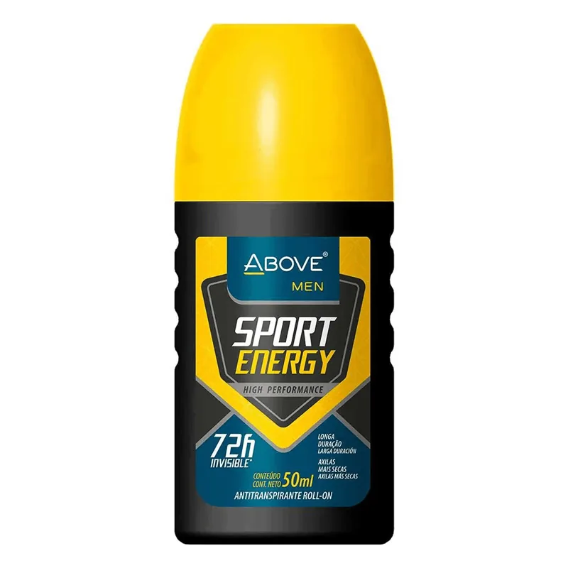 Desodorante Masculino Rollon Sport Above Frasco 50ml