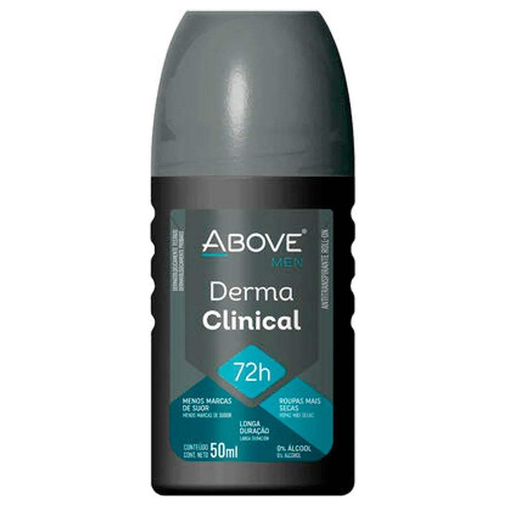 Desodorante Masculino Rollon Dermo Clinical Above Frasco 50ml