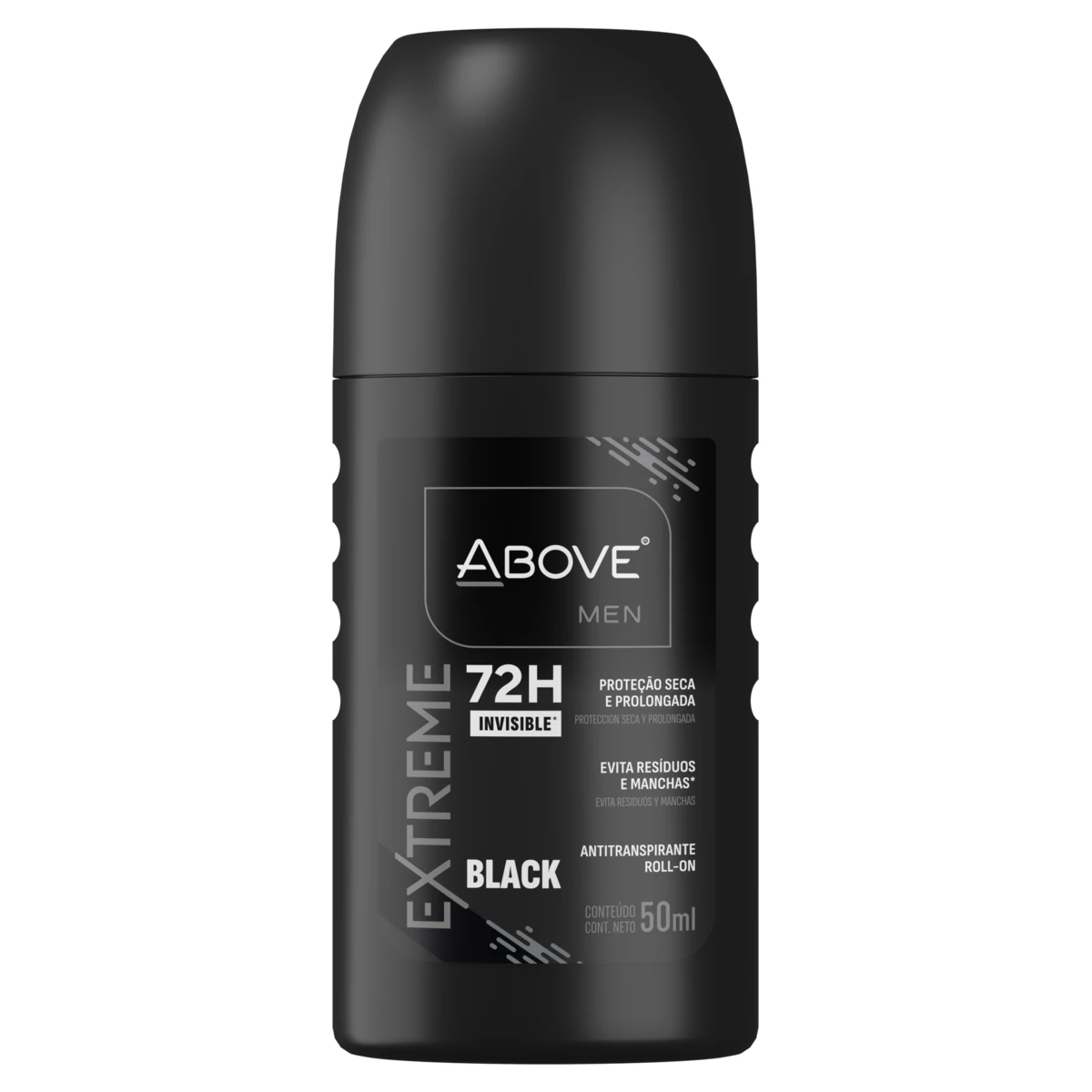 Desodorante Masculino Rollon Extreme Black Above Frasco 50ml