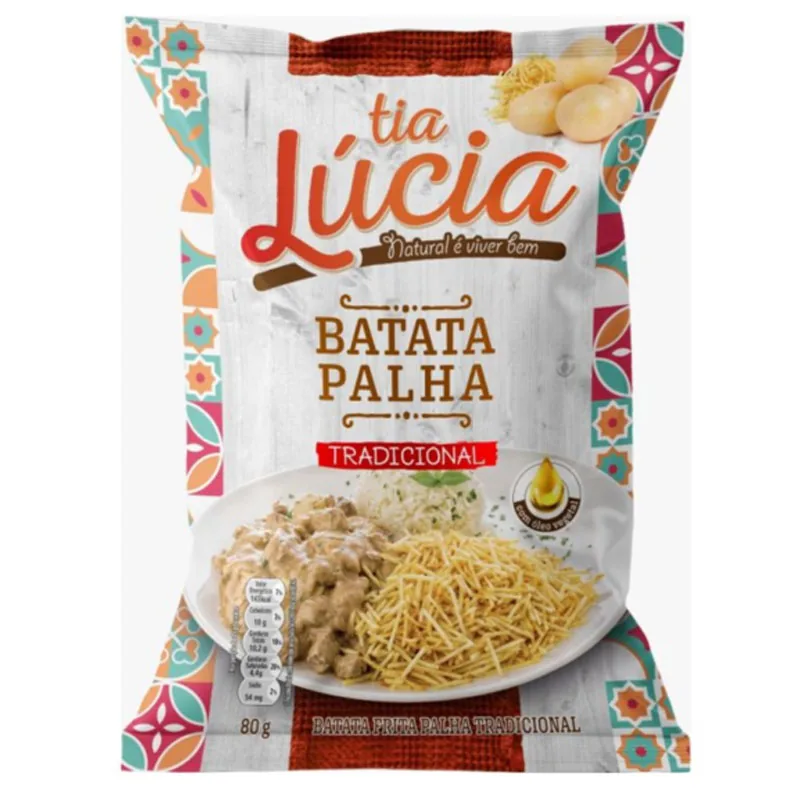 Batata Palha Tradicional Tia Lucia Pacote 80g