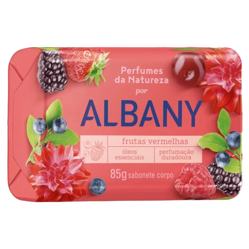 Sabonete Frutas Vermelhas Albany 85g
