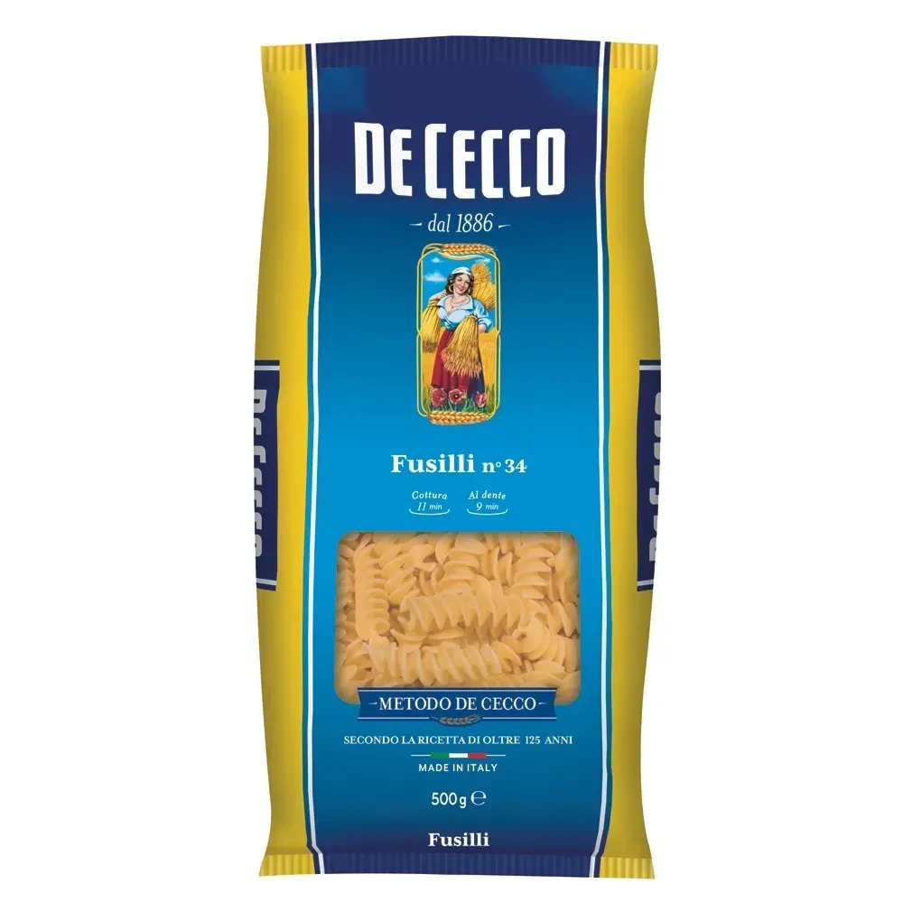 Massa Macarrão Gran Duro Importado Fusilli de Cecco Pacote 500g