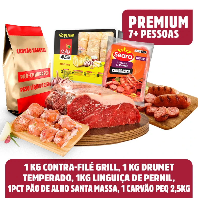 Kit Churrasco Premium 7 Pessoas AeF